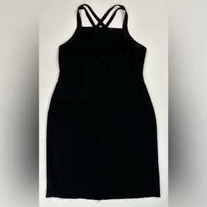 ❗️VINTAGE❗️Back Crossed Black Dress